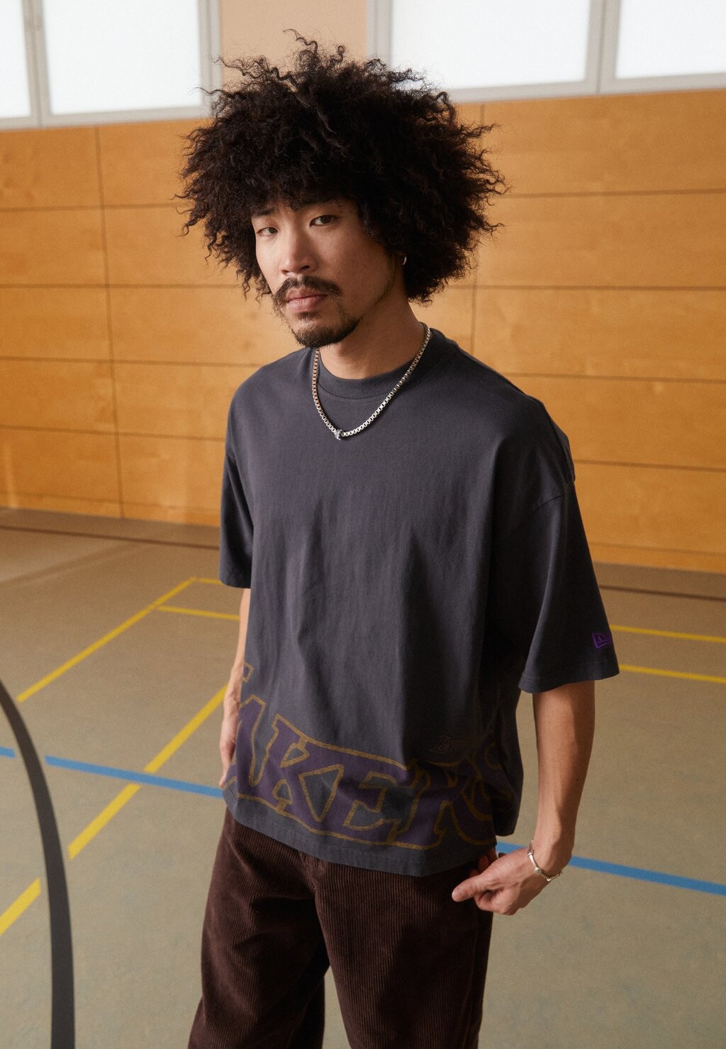 

Спортивная футболка Nba Los Angeles Lakers Oversized T-Shirt New Era, черный