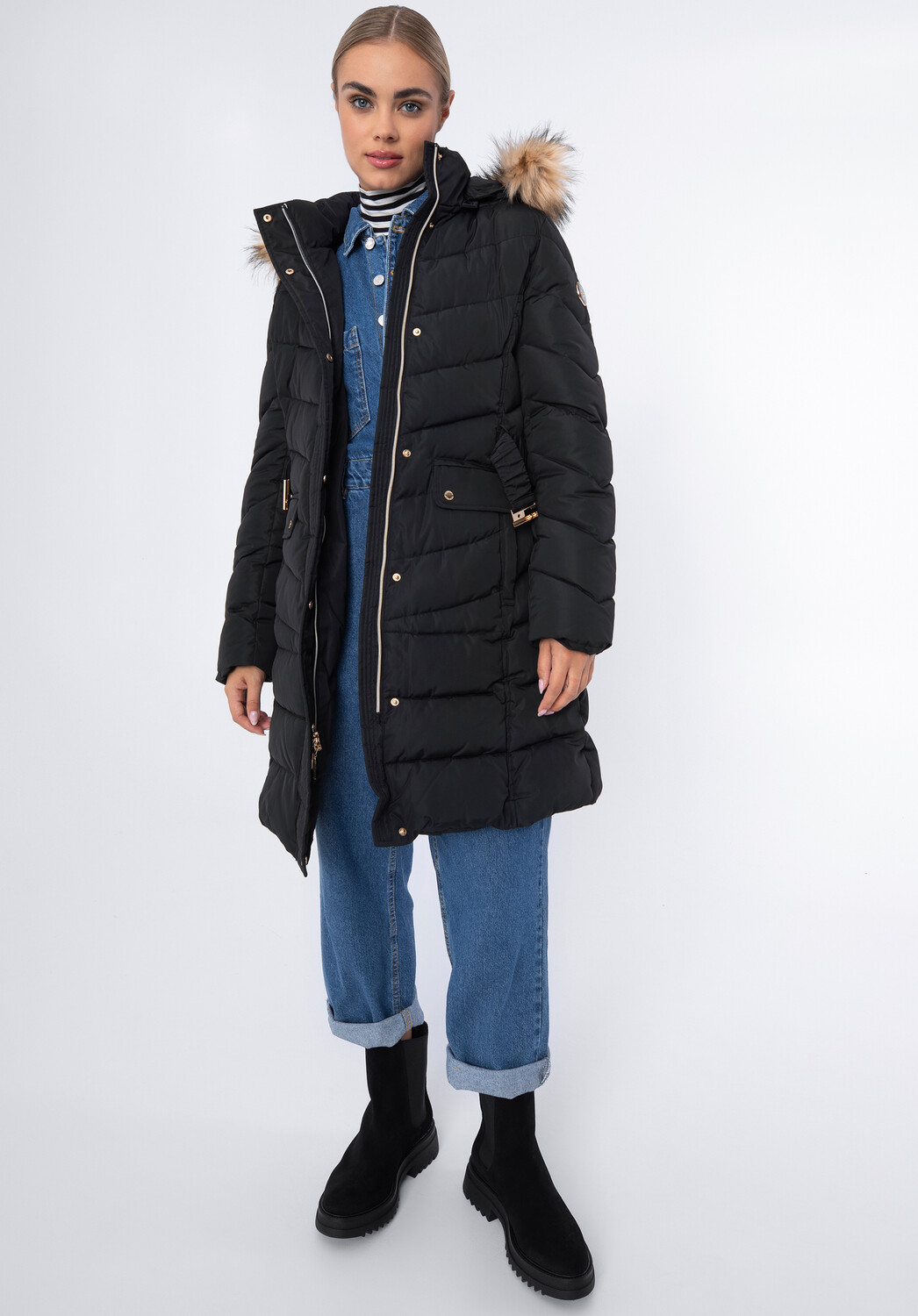 

Кожаная куртка Wittchen Polyester jacket, черный