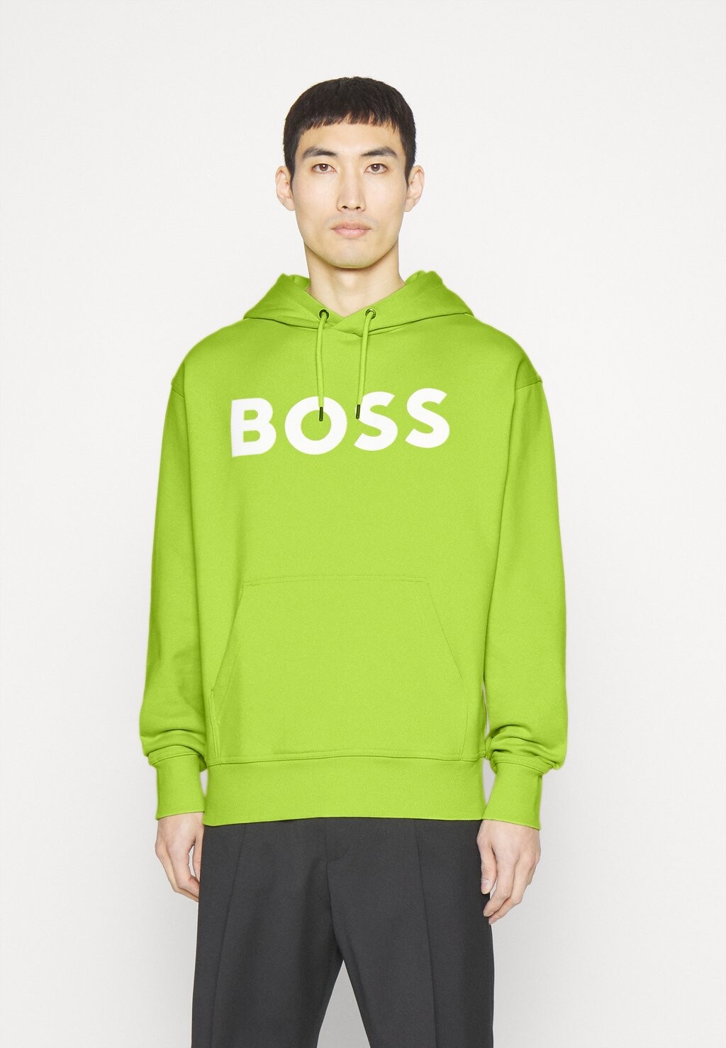 

Толстовка с капюшоном BOSS, зеленый