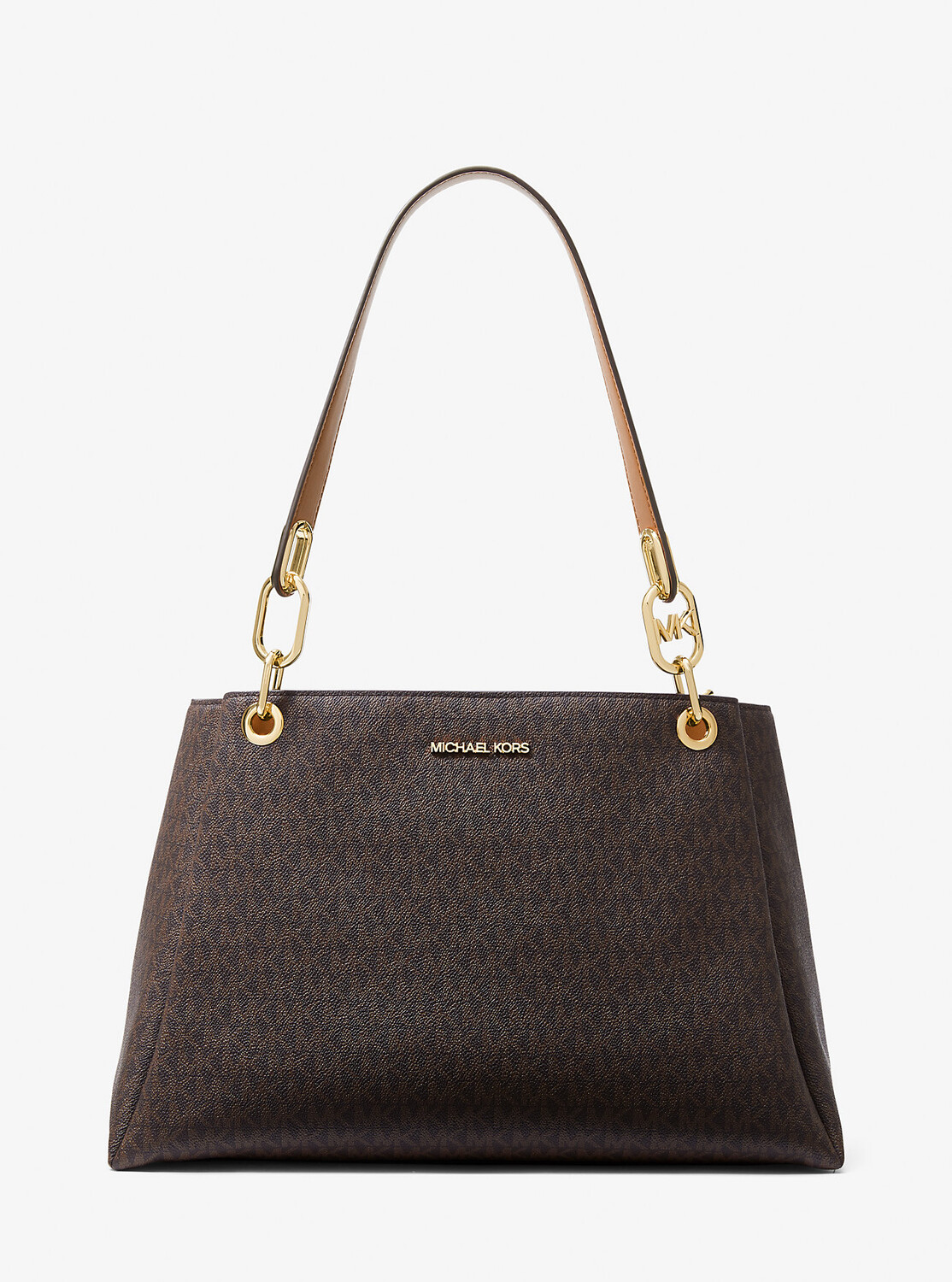 

Большая сумка на плечо Trisha с логотипом Michael Kors, коричневый