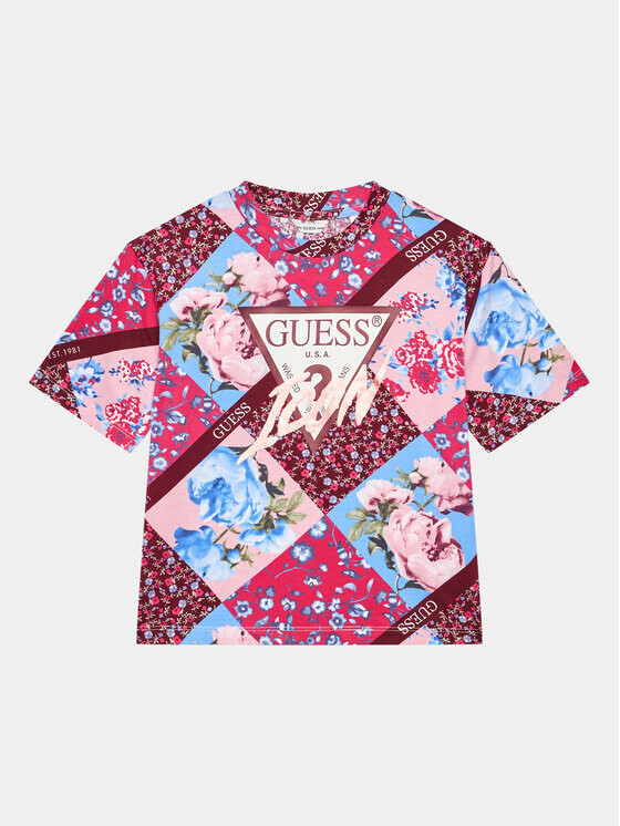 

Футболка стандартного кроя Guess, мультиколор
