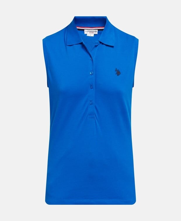 

Рубашка-поло без рукавов ORGANIC U.S. Polo Assn., светло-синий
