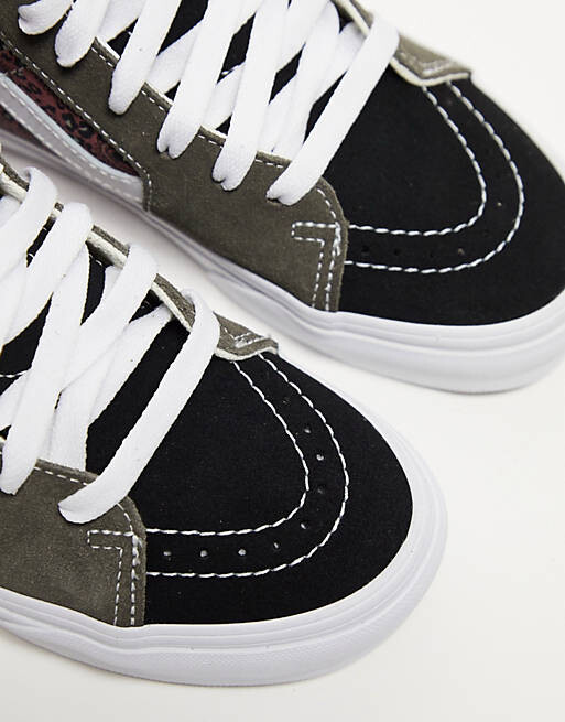 

Зеленые кроссовки унисекс SK8-Hi Vans, Зеленый