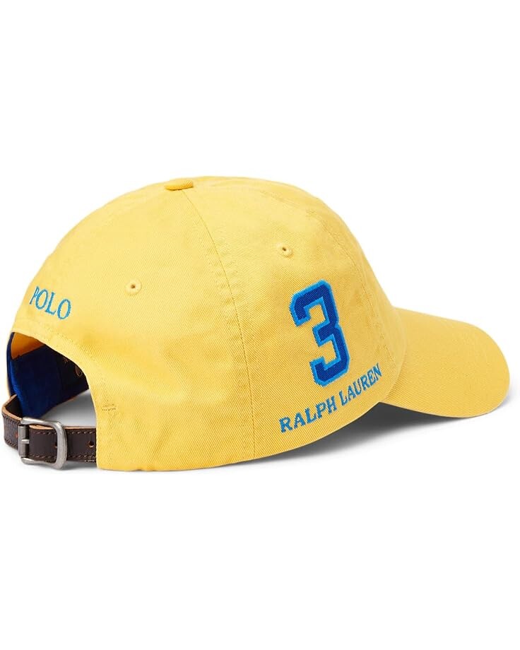 

Кепка Polo Ralph Lauren Big Pony Chino Ball Cap, цвет Yellow Fin