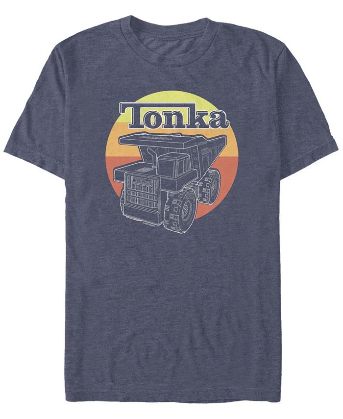 Мужская футболка Tonka Sun с короткими рукавами и круглым вырезом Fifth Sun, синий мужская футболка с круглым вырезом и короткими рукавами в стиле ретро mando fifth sun синий