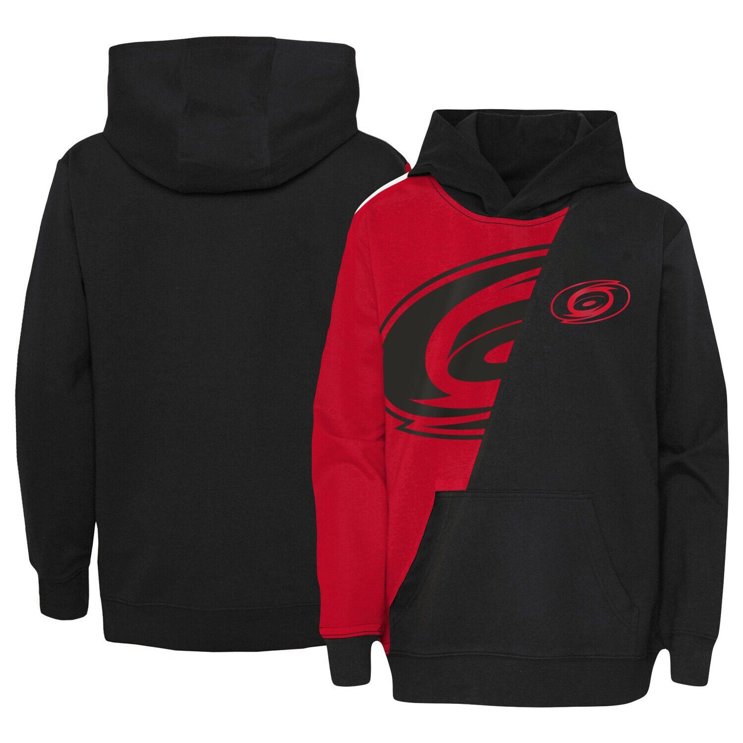 

Непревзойденный пуловер с капюшоном Youth Red Carolina Hurricanes Outerstuff