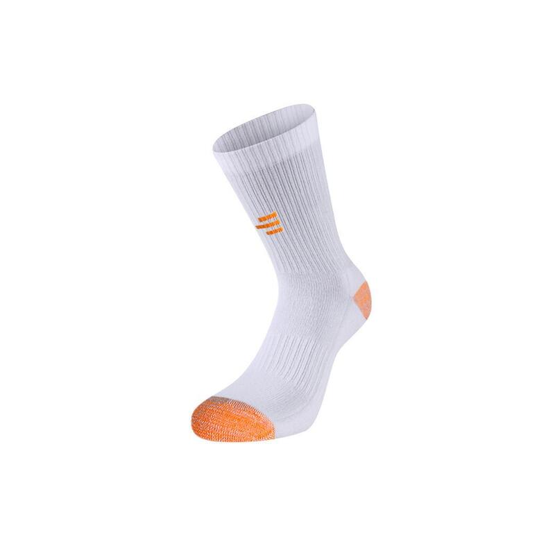 Технические носки для взрослых дышащие с усилением для падель-тенниса, белые R-EVENGE, цвет weiss