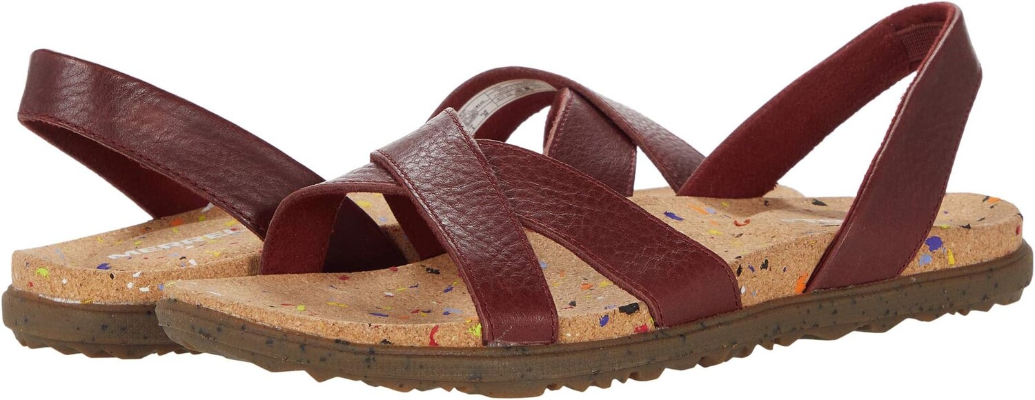 

Сандалии на плоской подошве Napa Valley Sling Merrell, цвет Merlot