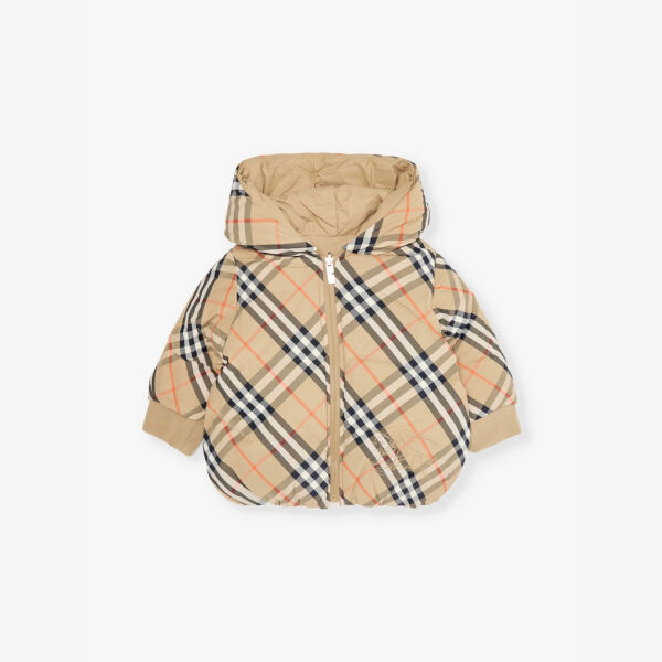 

Куртка-Пуховик Axel в клетку 12 месяцев-2 года Burberry, желтый