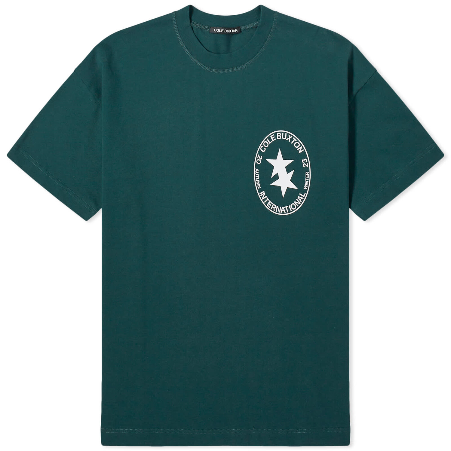

Футболка Cole Buxton Crest, цвет Forest Green