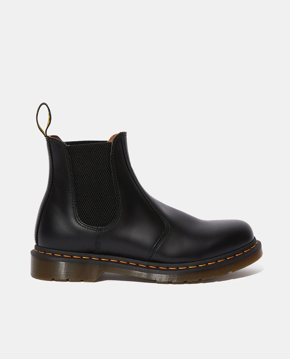 

Мужские черные ботинки челси с прострочкой и застежкой сзади Dr. Martens, черный