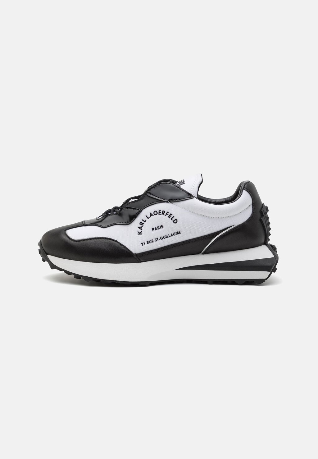 

Низкие кроссовки Men Zone Maison Lace KARL LAGERFELD, цвет black/white