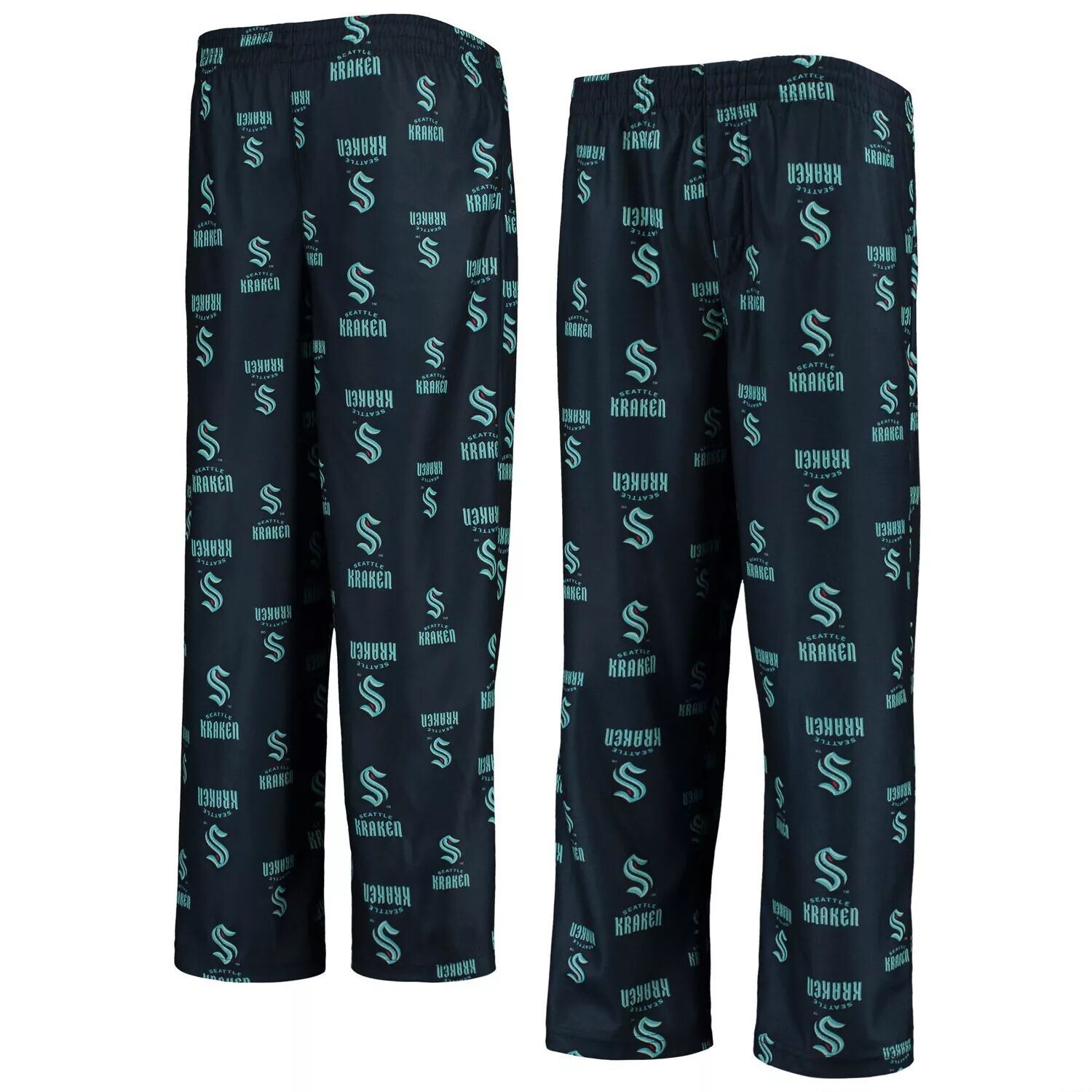 

Молодежные пижамные штаны с логотипом команды Seattle Deep Sea Kraken Team Outerstuff