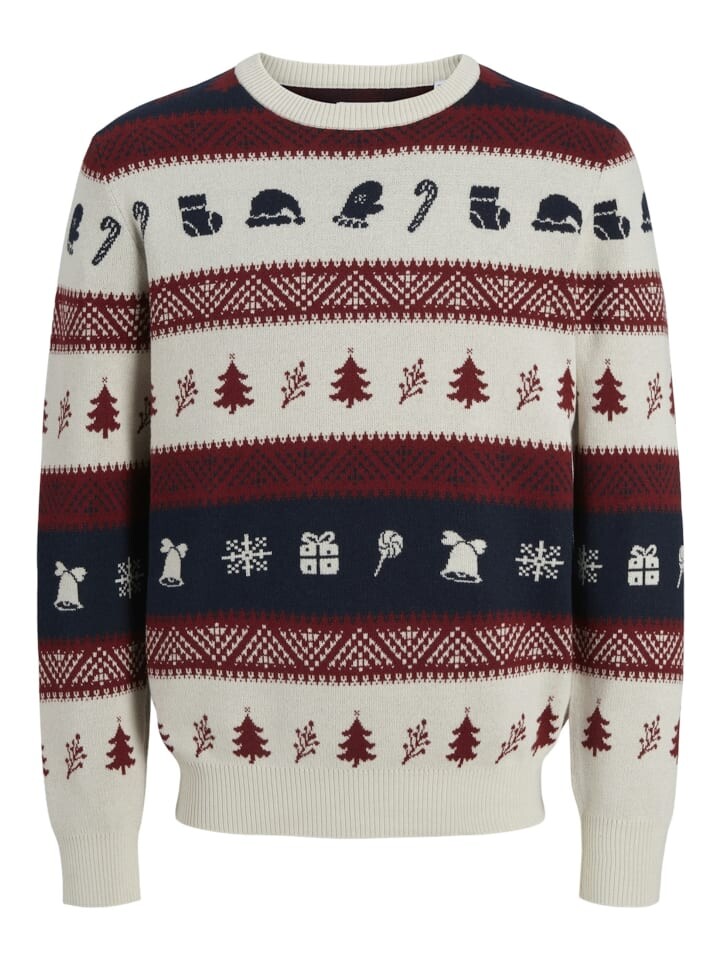 

Пуловер Jack & Jones XMAS SNOWBALL, красный