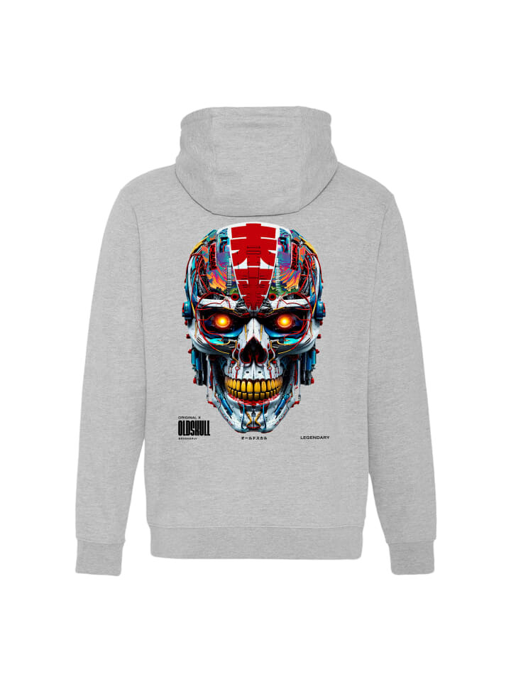

Худи OLDSKULL Xtreme Vivid Skull Graphic, серый