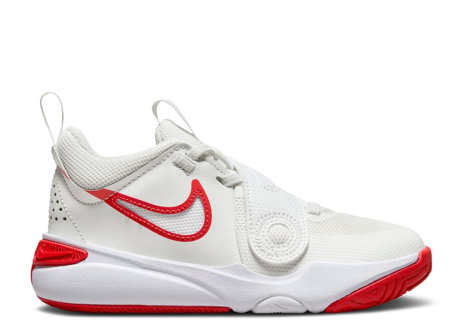 

Кроссовки Nike Team Hustle D11 PS, цвет Summit White Track Red