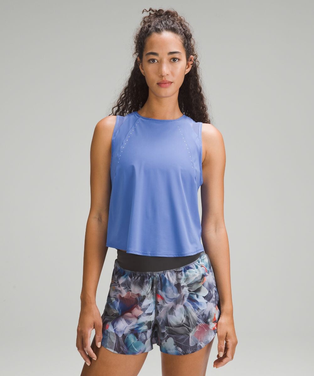 

Укороченная майка Sculpt Lululemon, индиго