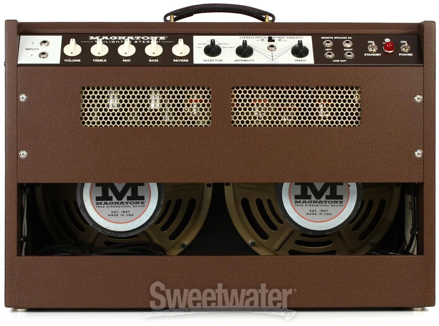 

Magnatone Twilighter Stereo — ламповый комбо 2x12 дюймов, 22+22 Вт