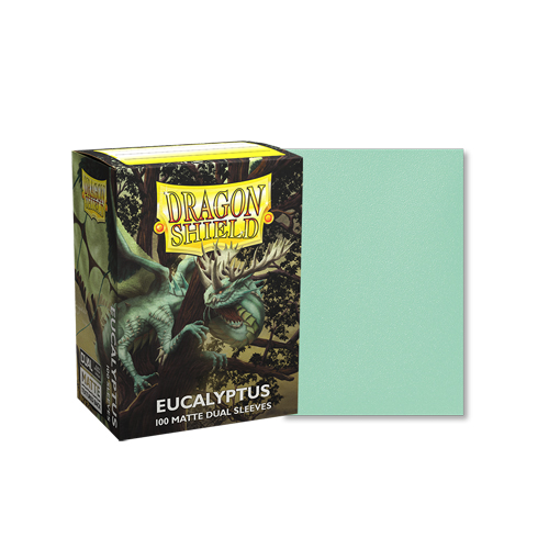 Чехол для карточек Unit Dragon Shield Wood Dragon 2024 Matte Dual Art Sleeves – Standard Size (100) Dragon Shield