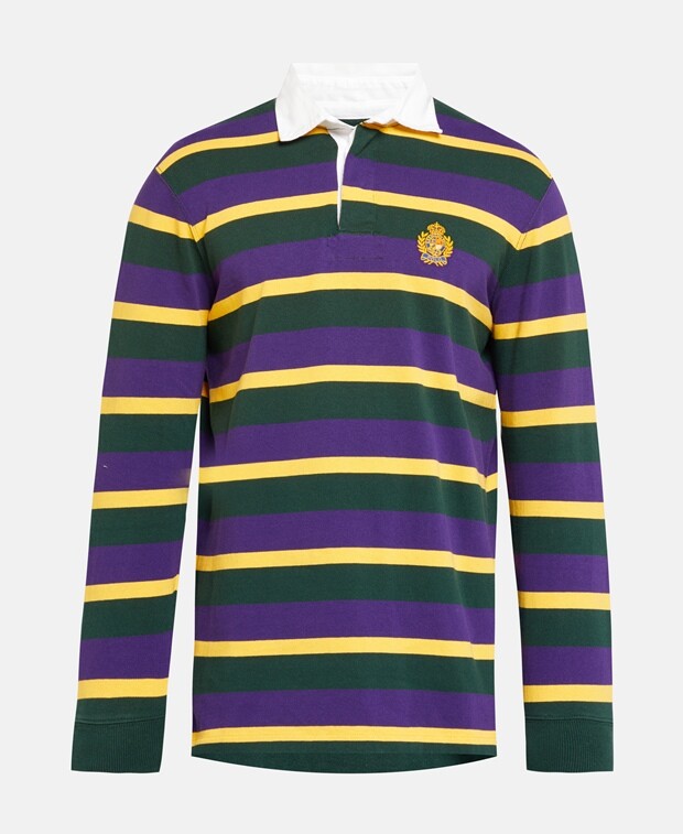 

Рубашка-поло с длинными рукавами Polo Ralph Lauren, фиолетовый