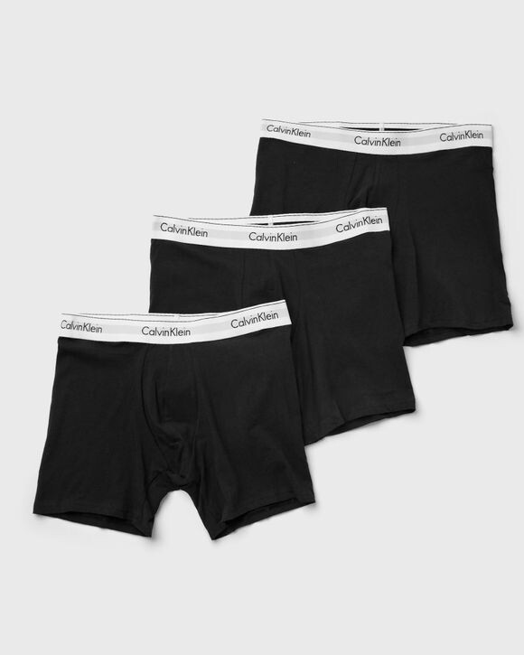 

Боксеры Calvin Klein Underwear Modern Cotton Stretch Boxer Brief 3-Pack, цвет black/ black/ black