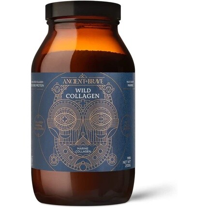 

Ancient + Brave Wild Collagen 100% гидролизованные коллагеновые пептиды 200 г - Порошковая добавка морского коллагена, пойманного в дикой природе