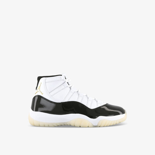 

Высокие кожаные кроссовки Air Jordan 11 с тиснением бренда Jordan, черный