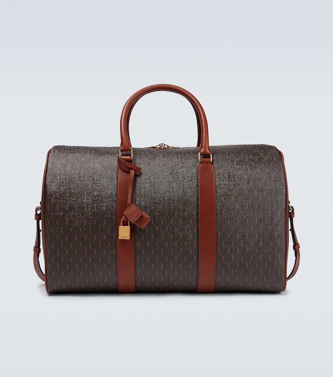 

Холщовая дорожная сумка Le Monogramme 48H Saint Laurent, коричневый