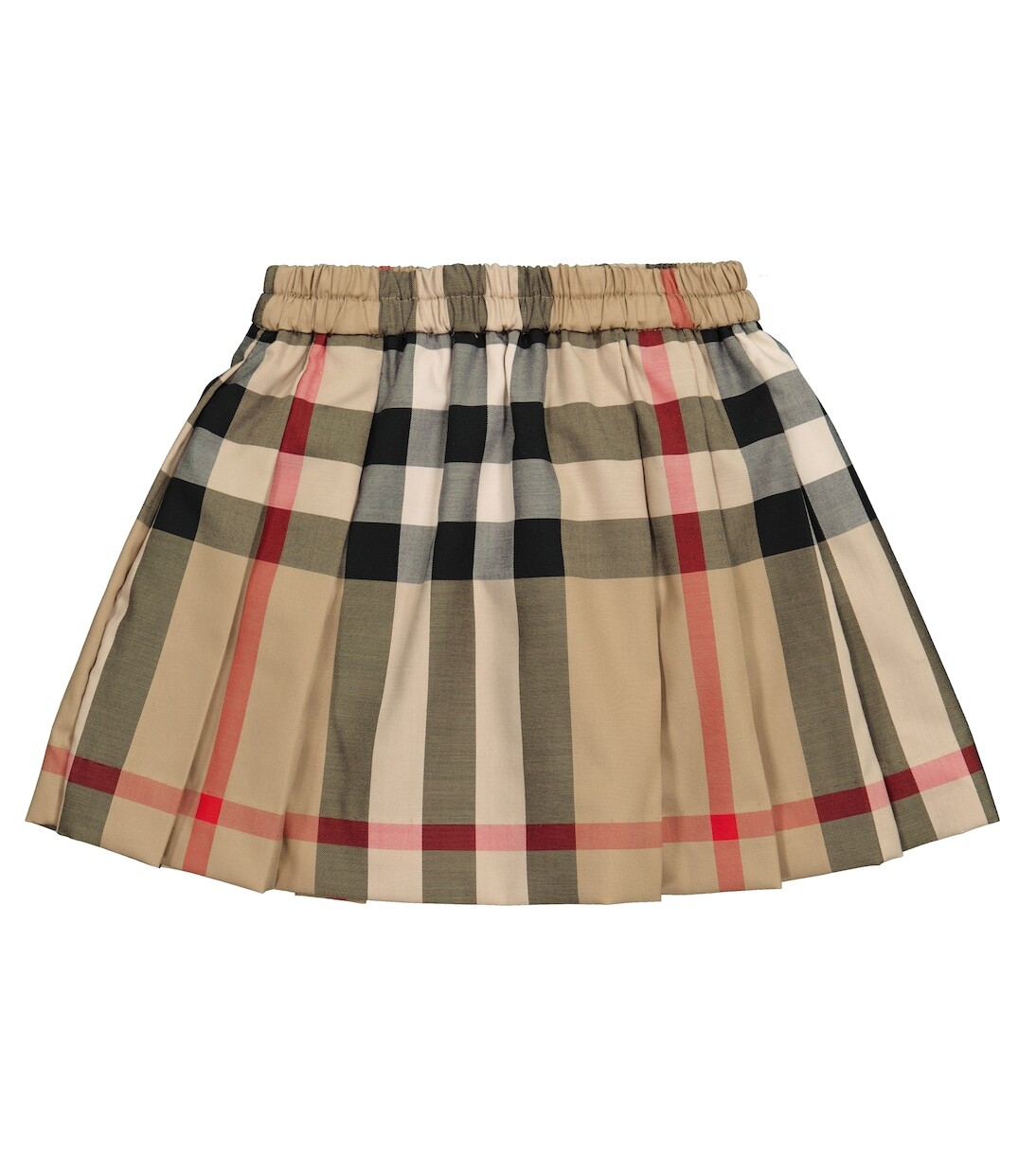 

Юбка baby vintage в клетку из смесового хлопка Burberry Kids, бежевый