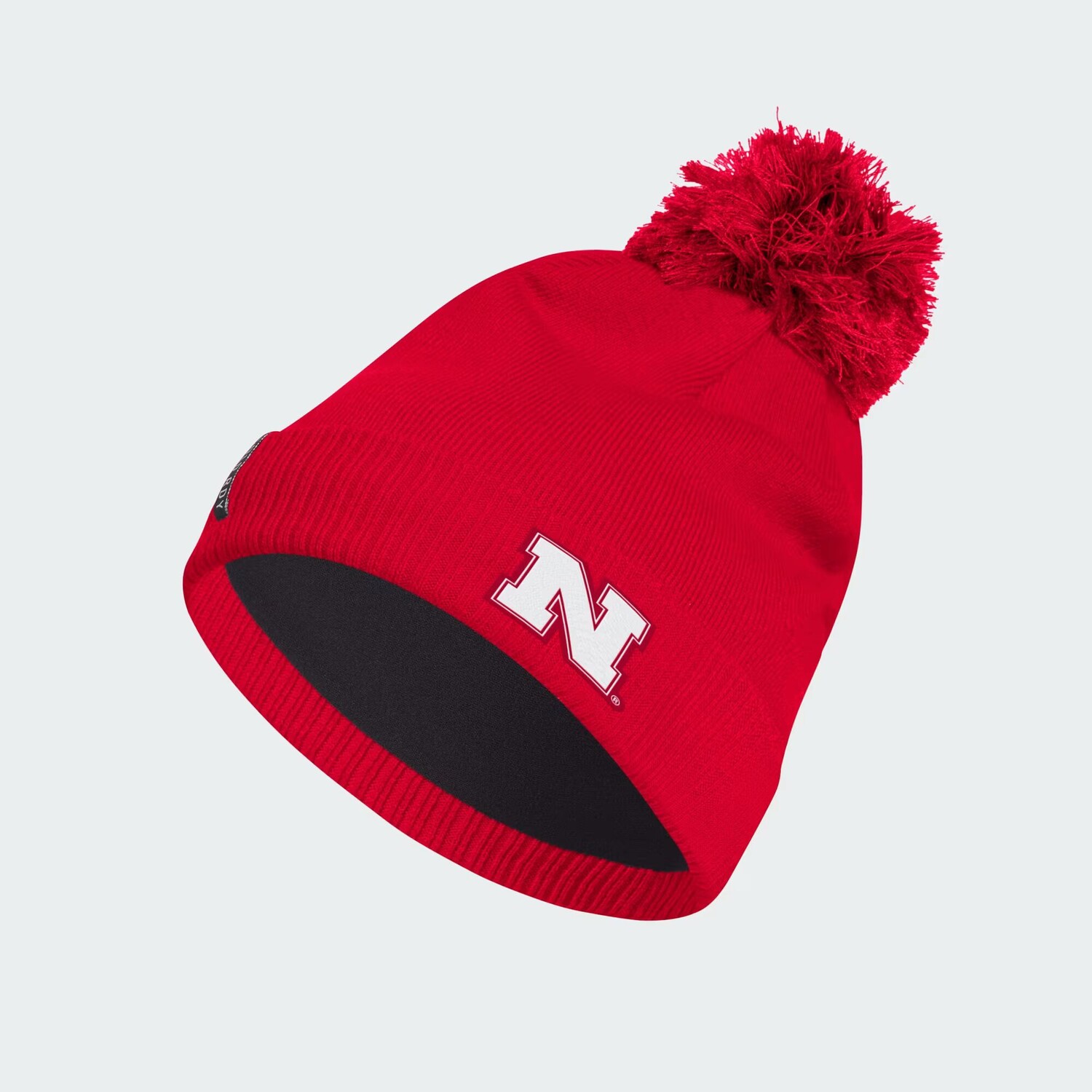 

Вязаная шапка Небраска с манжетами Adidas, цвет Team Power Red/Multi