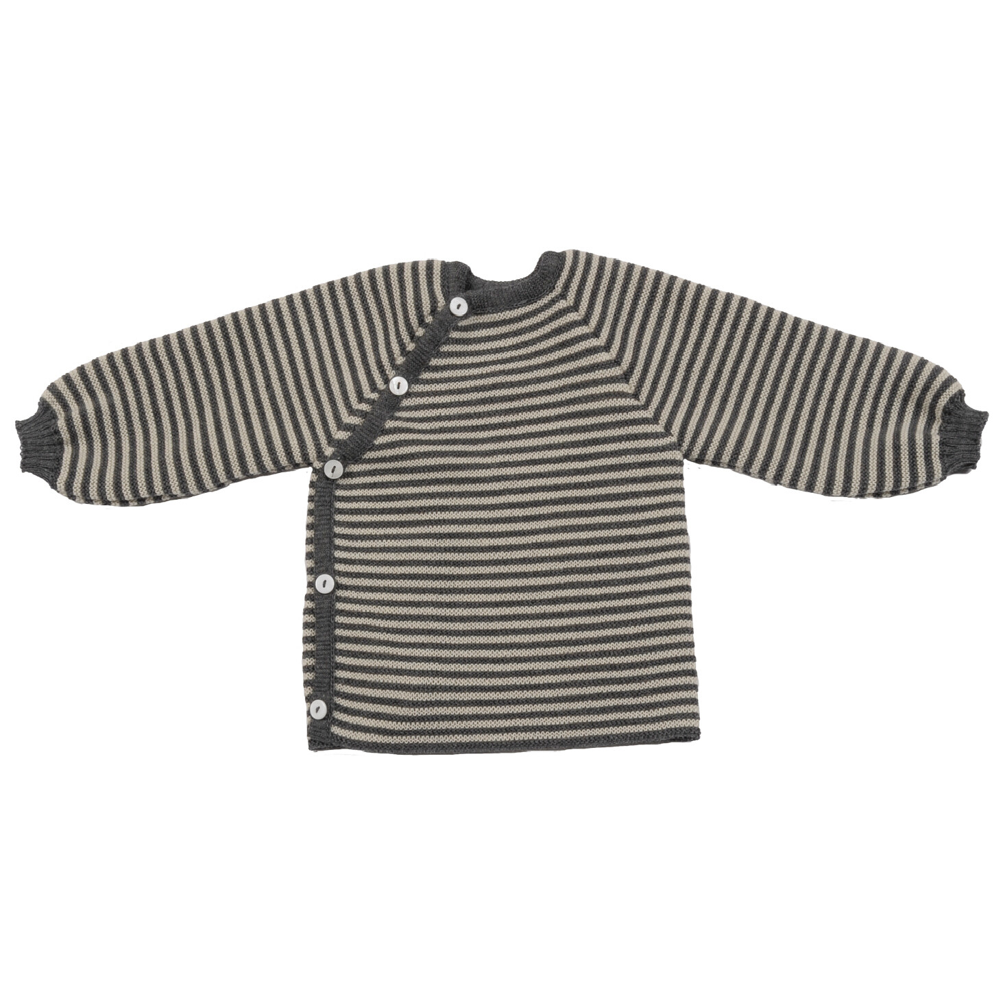 

Свитер из мериноса Reiff Kid's Ringelschlüttli, цвет Fels/Natur