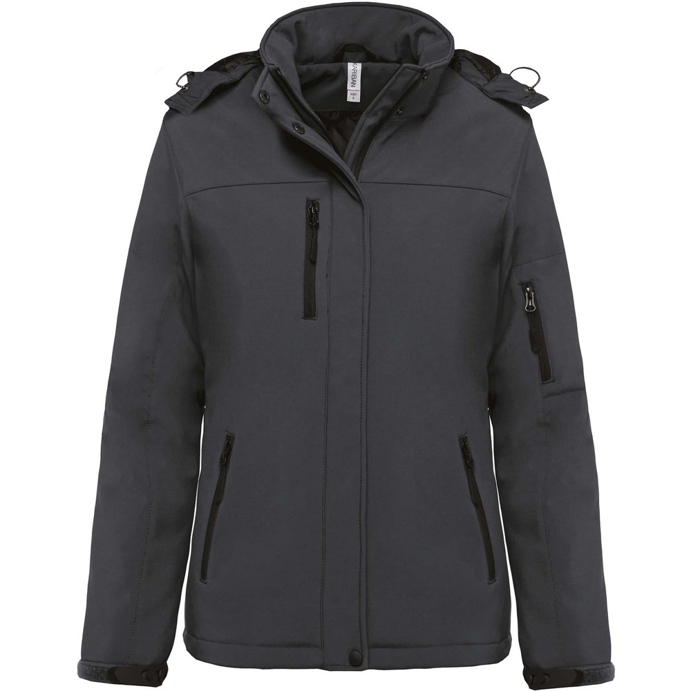 

Парка Kariban Softshell Doublée Hood, серый