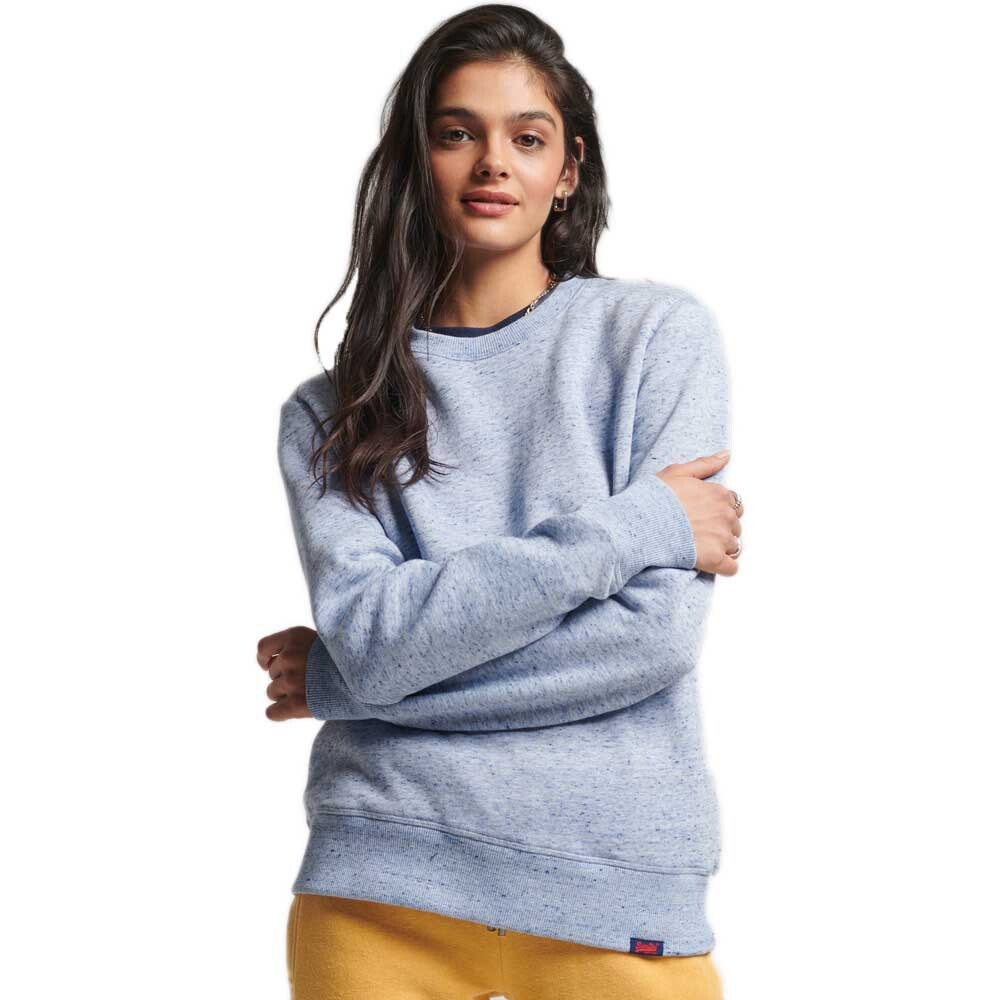 

Толстовка Superdry Vintage Logo Embroidered Crew, синий