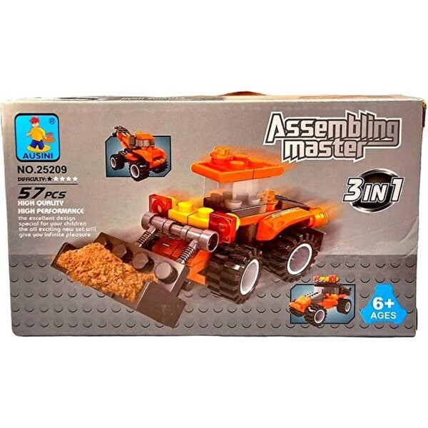 Конструктор пластиковый Ausini Assembling Master, 57 деталей