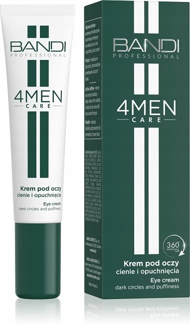 

Bandi 4men Care, Крем для глаз от темных кругов и отечности, разглаживающий, 14 мл