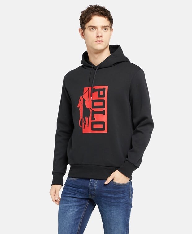 

Толстовка с капюшоном Polo Ralph Lauren, черный