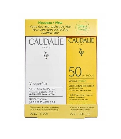 

Сыворотка 30мл + крем Vinosun в подарок Caudalie Vinoperfect