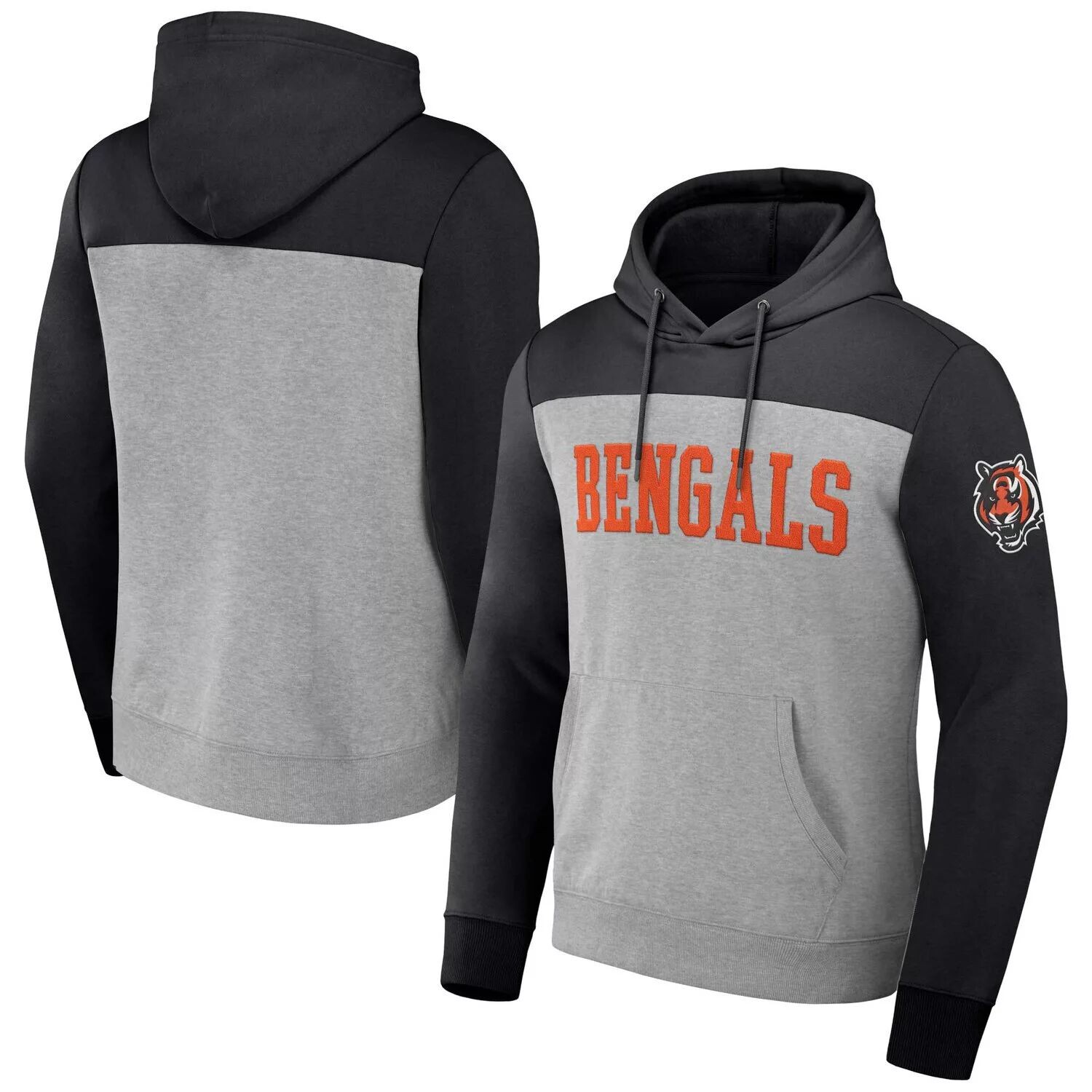 

Мужская коллекция NFL x Darius Rucker от Fanatics Heather Grey Cincinnati Bengals с капюшоном и пуловером с цветными блоками