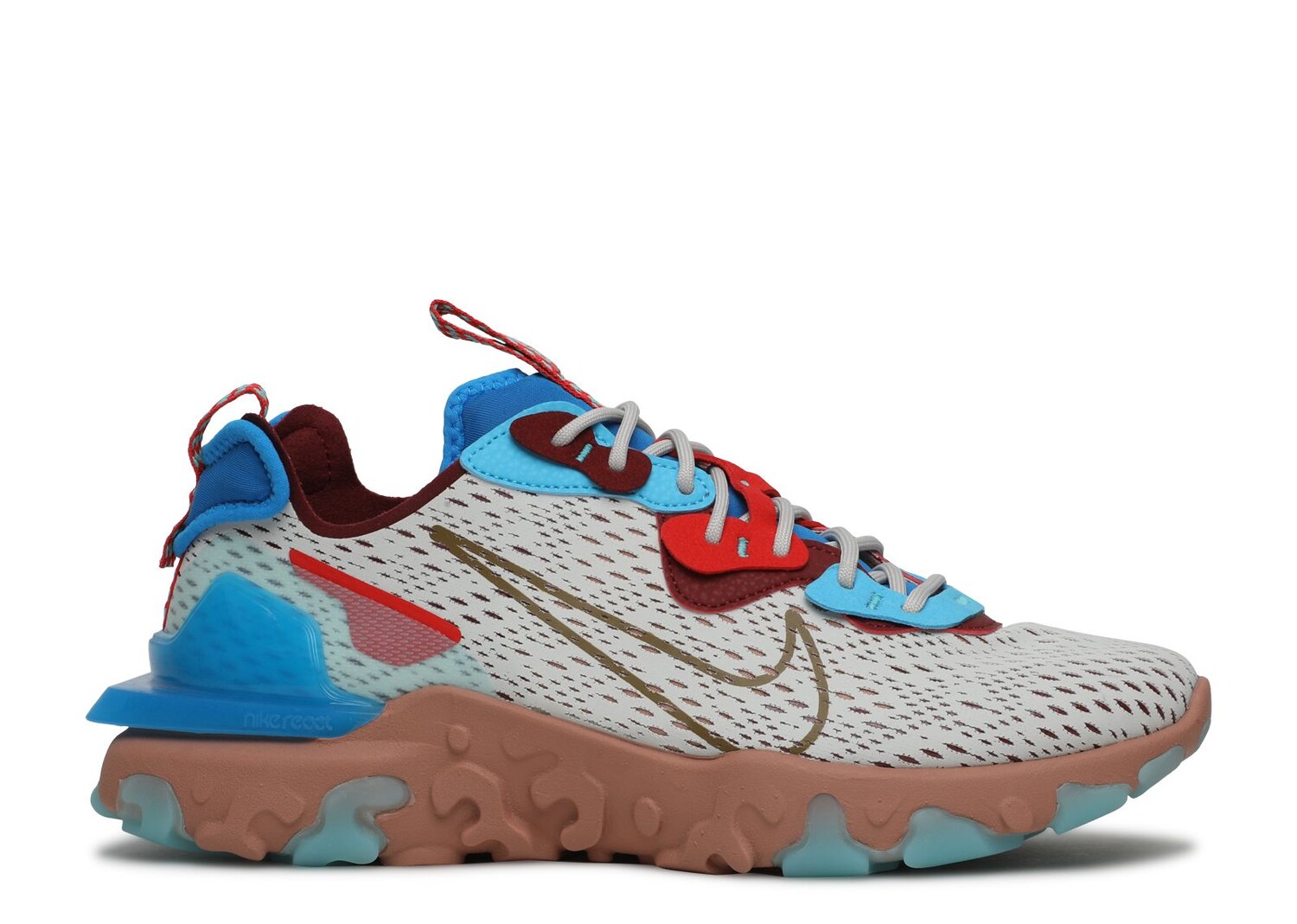 

Кроссовки Nike React Vision 'Desert Oasis', белый, Белый;серый