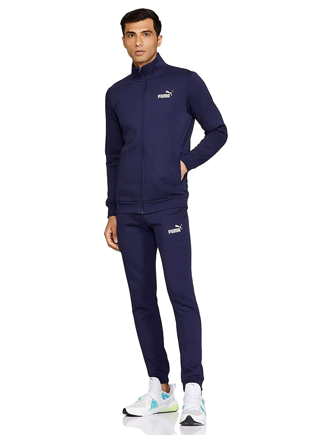 

Puma Спортивный костюм-толстовка с полной молнией, синий