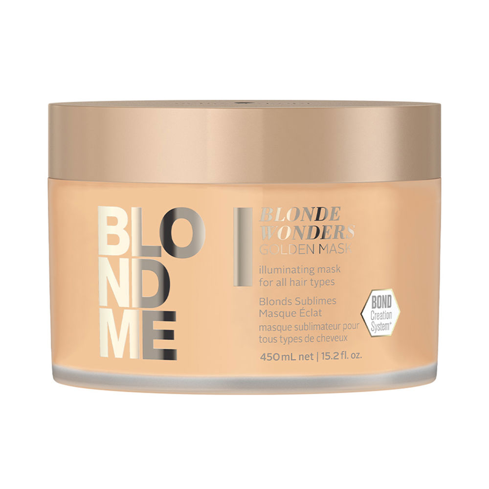 Маска для лица Blondme blonde wonders golden mask Schwarzkopf, 450 мл цена и фото