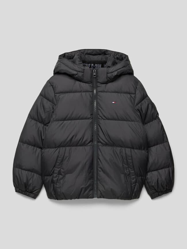 

Стеганая куртка с лейблом модель ESSENTIAL Tommy Hilfiger, черный