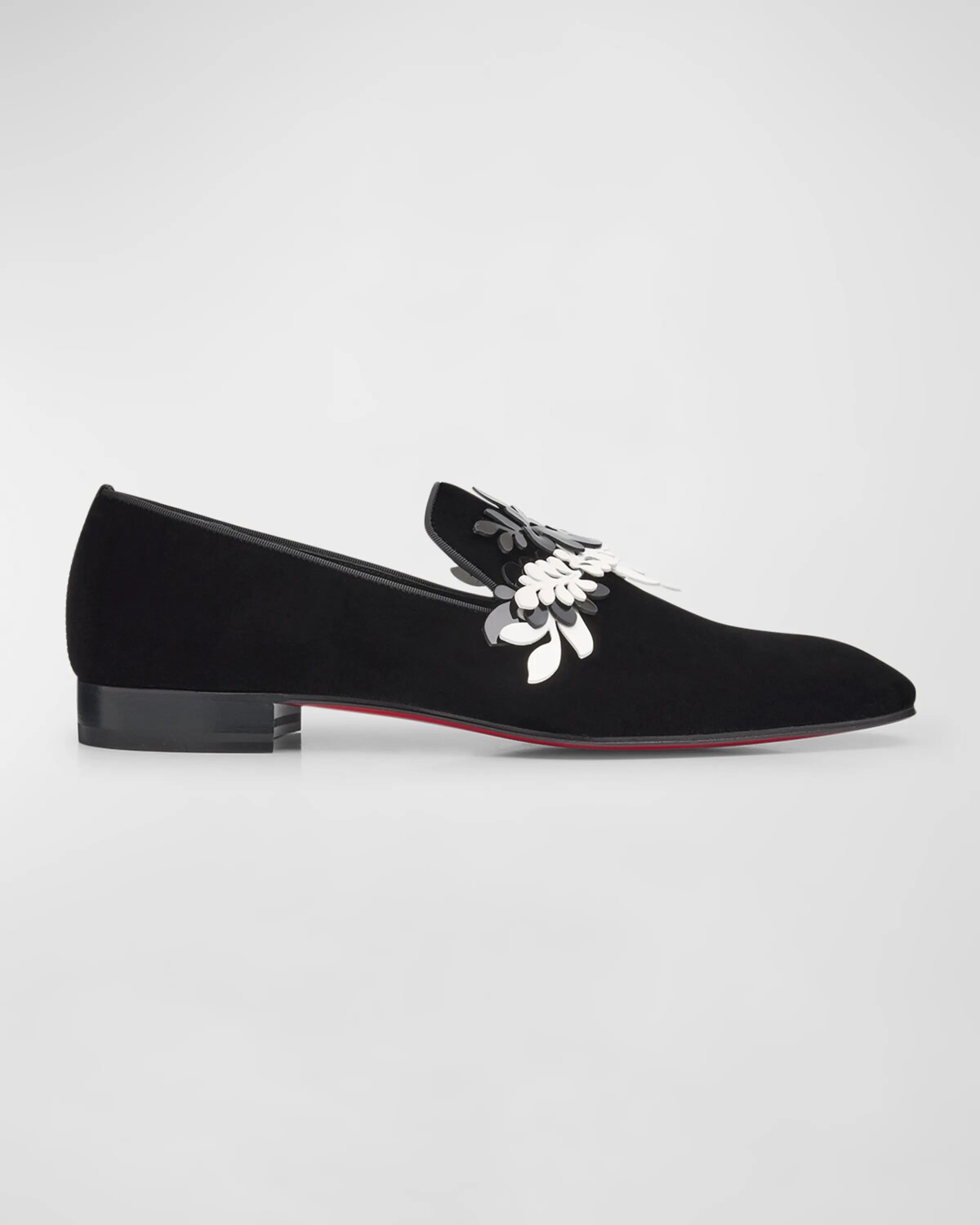 

Мужские бархатные лоферы Dandelion Petunia Christian Louboutin, цвет Black