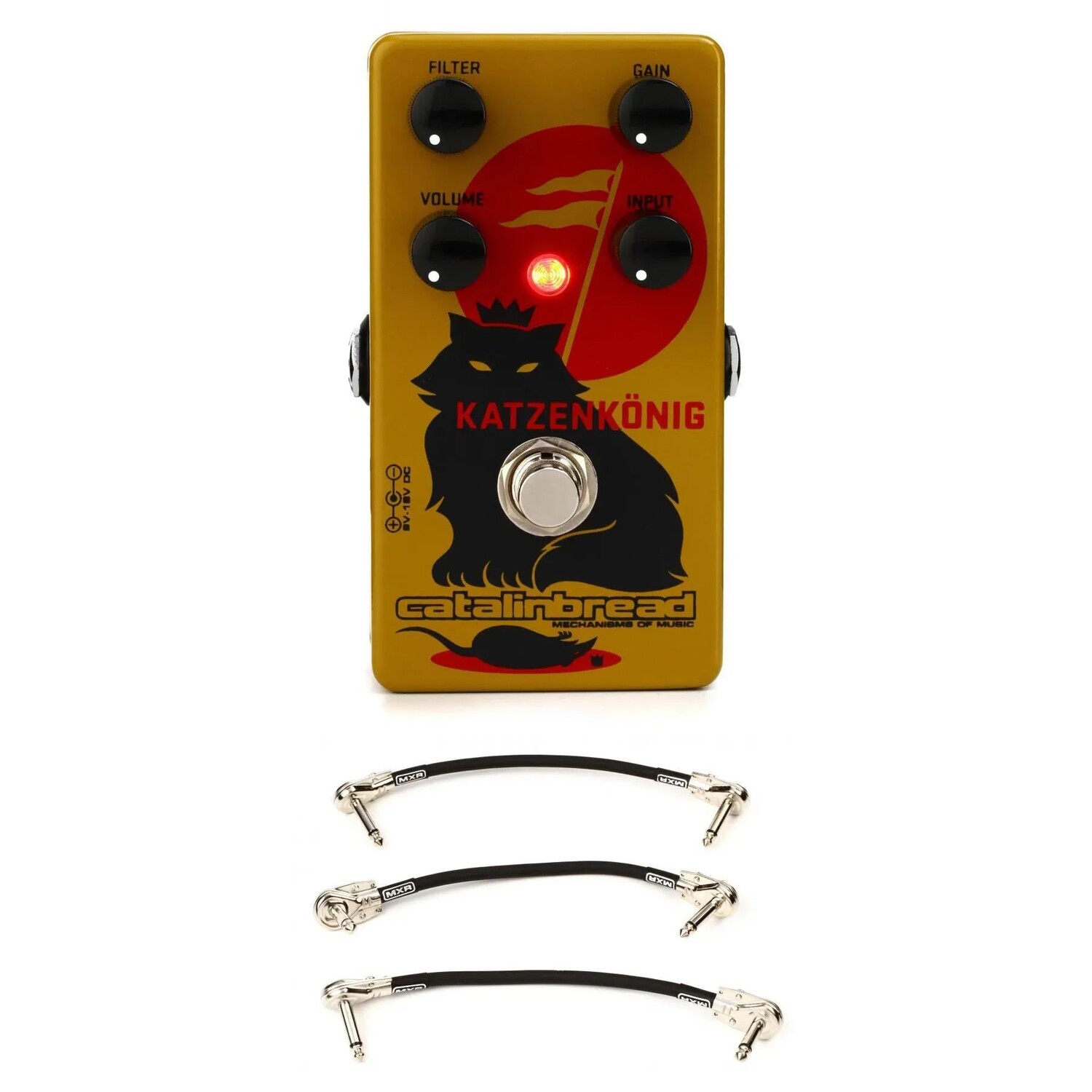 

Педаль Catalinbread Katzenkonig Fuzz с 3 патч-кабелями