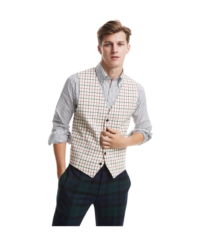 

Жилет из овечьей шерсти Brooks Brothers, мультиколор