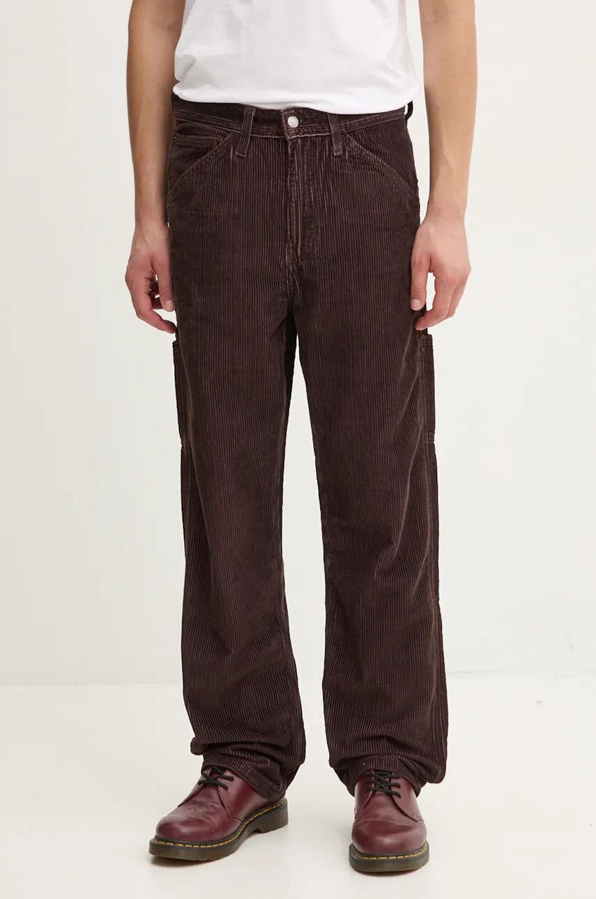 

Хлопковые брюки Levi's, коричневый