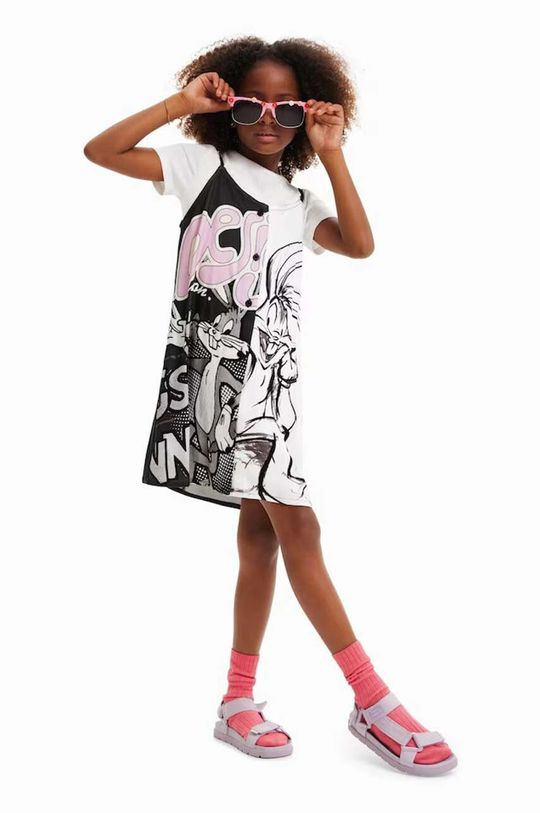 Платье маленькой девочки Desigual, белый цена и фото