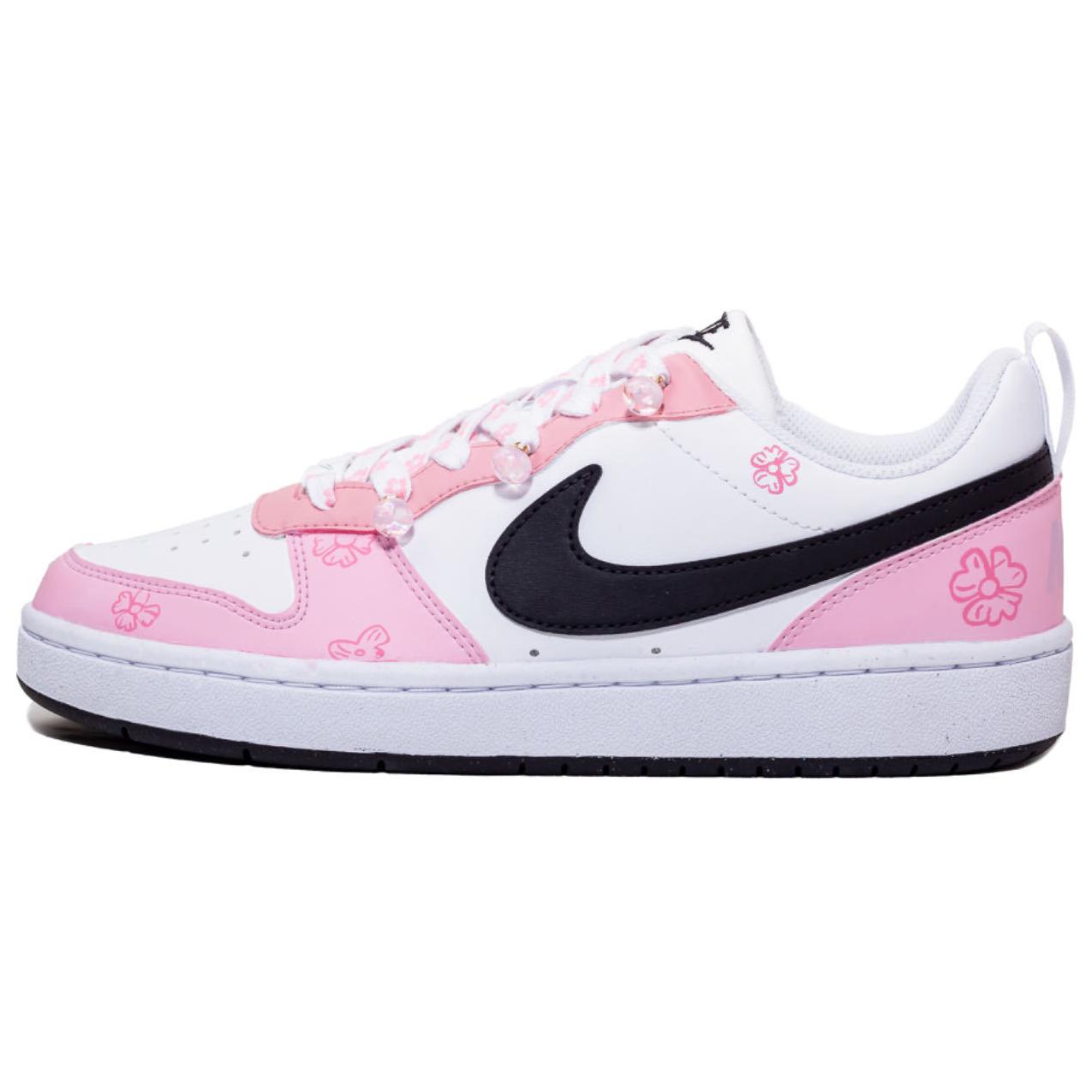 

Кроссовки Nike Court Borough Skateboarding Shoes Women's Low-top Pink, розовый