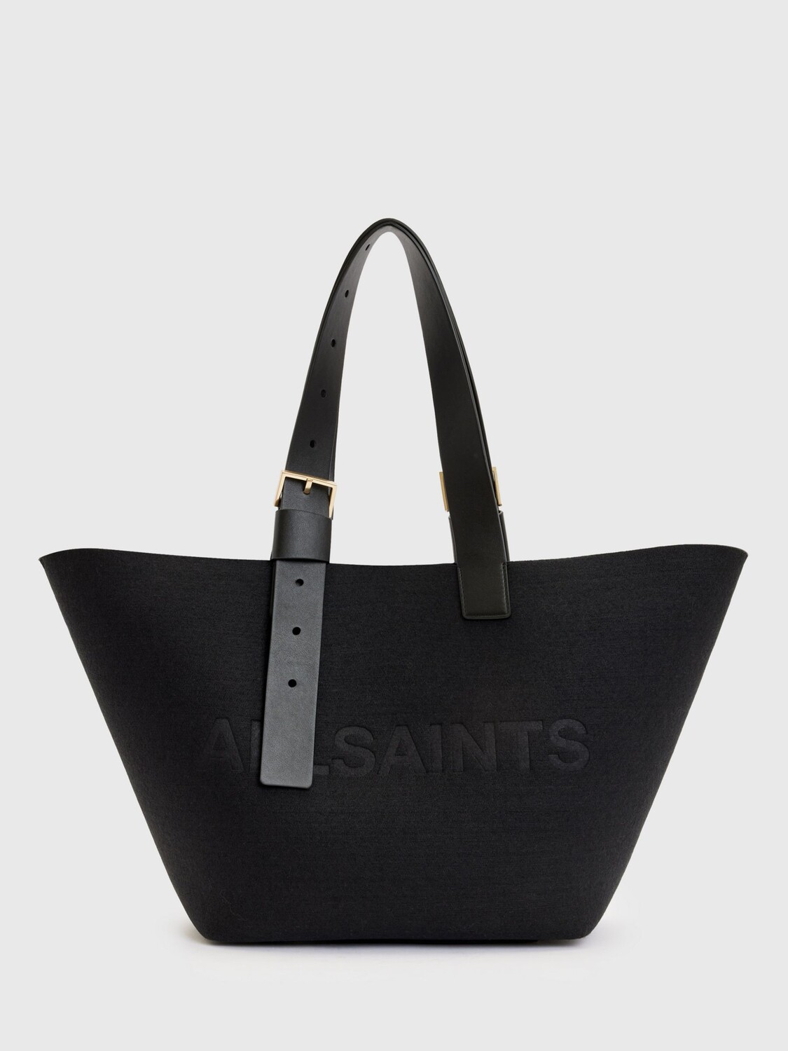 

Большая сумка AllSaints Anik, черная, Черный