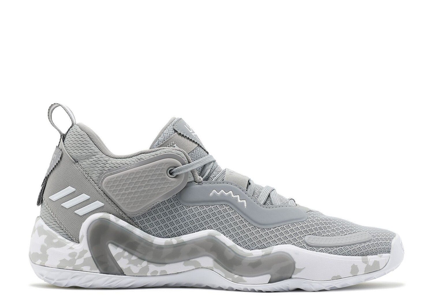 

Кроссовки adidas D.O.N. Issue #3 'Team Mid Grey', серый